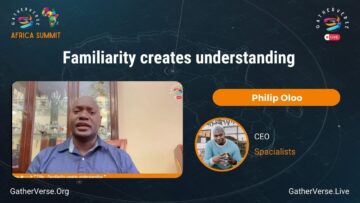 Philip Oloo: Familiarity creates understanding