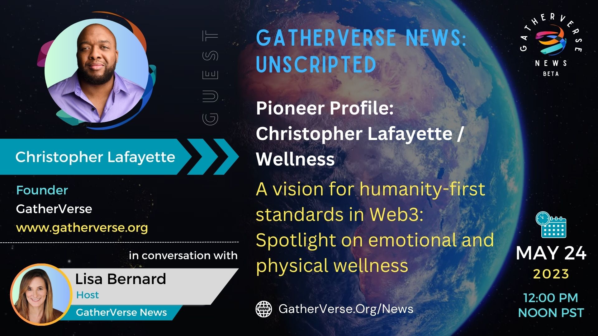 Pioneer Profile-Christopher Lafayette-Wellness