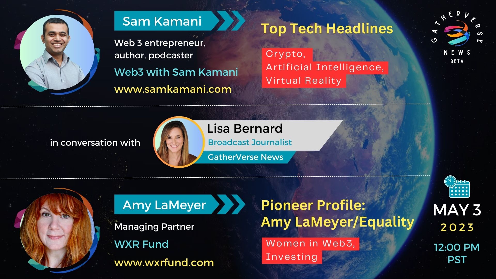 GVN Unscripted - Top Tech Headlines and Pioneer Profile: Amy LaMeyer/Equality