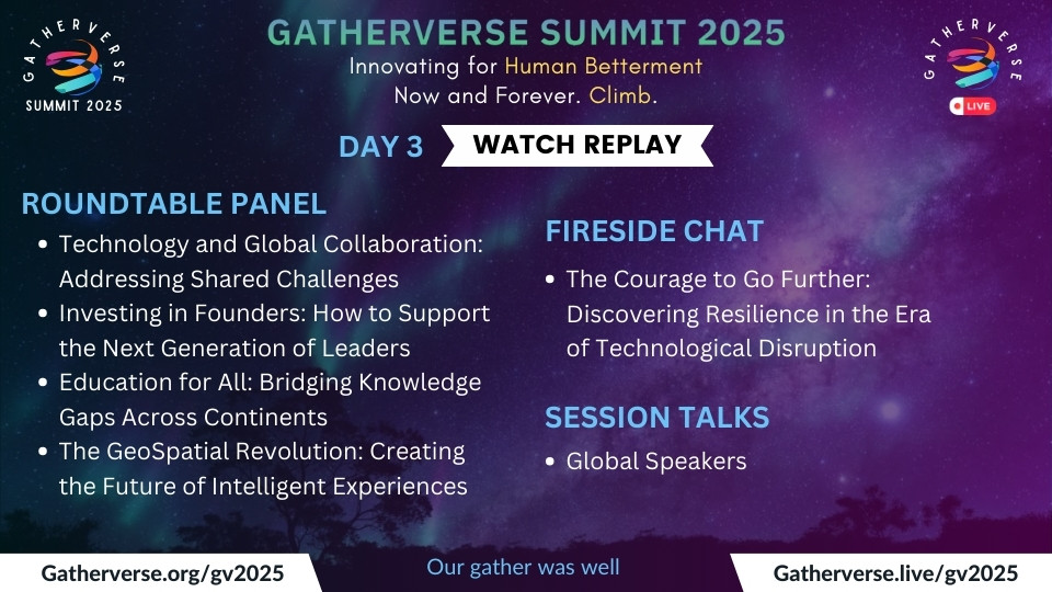 GatherVerse Summit 2025 - Replay - Day 3