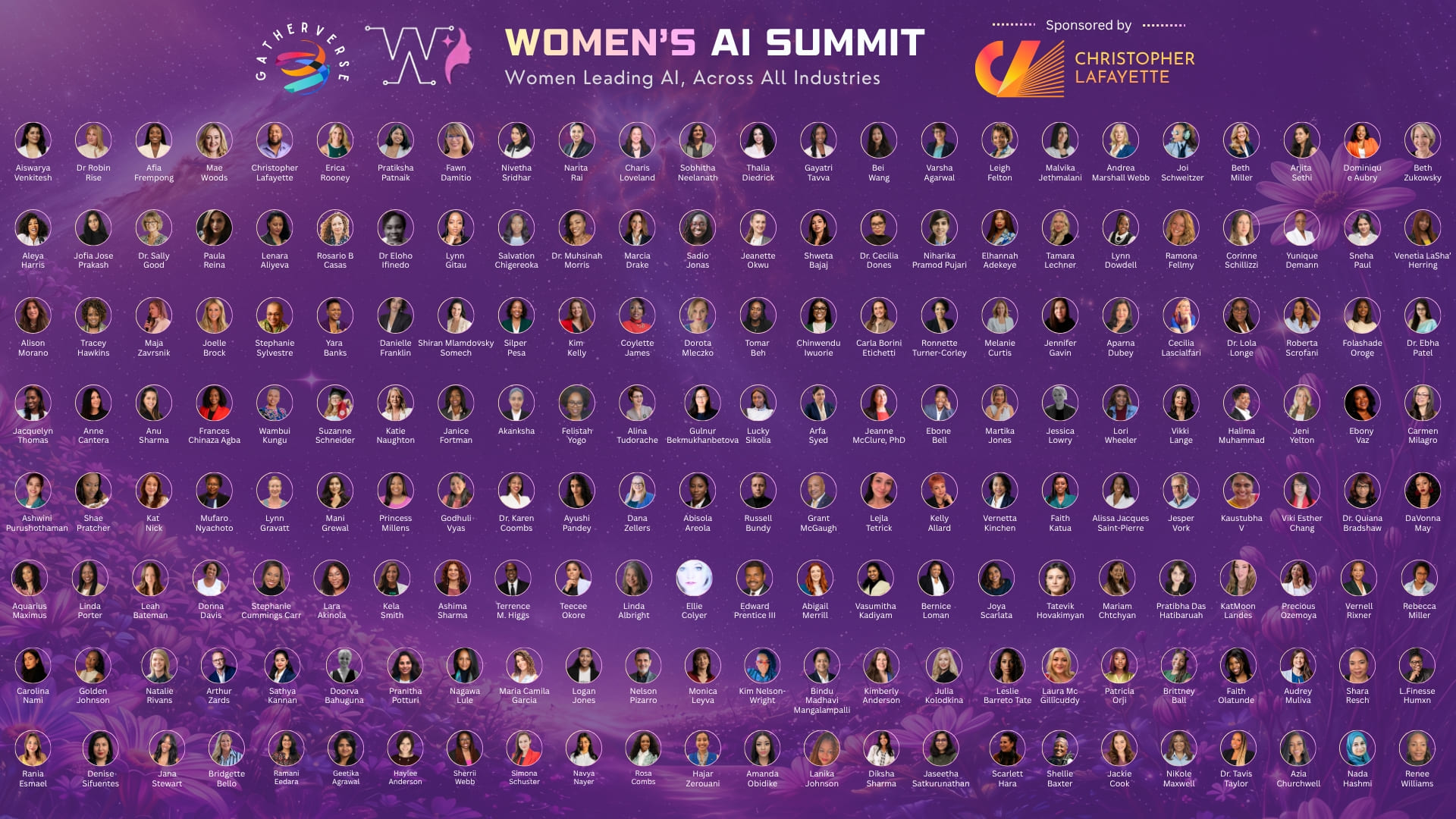 GatherVerse - Women's AI Summit 2026 - Speakers